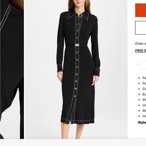 ISO TORY BURCH JERSEY STITCH DRESS